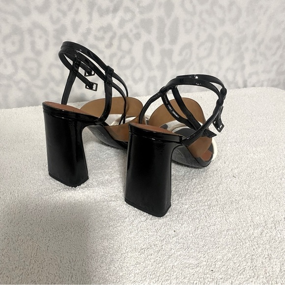 ASOS DESIGN Women’s Native Triple Strap Block Heeled Sandals Size UK 3/US 5 NWOT - Picture 3 of 10